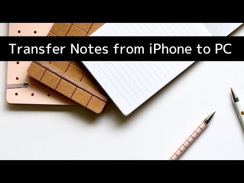 How to Transfer Notes from iPhone to Computer