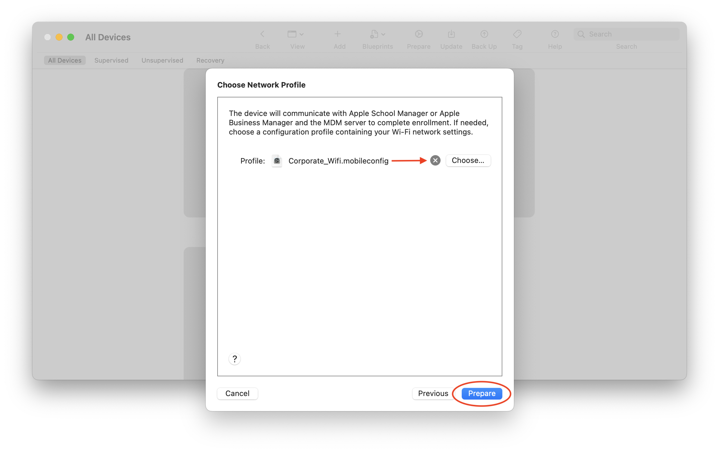 Apple Configurator Profile