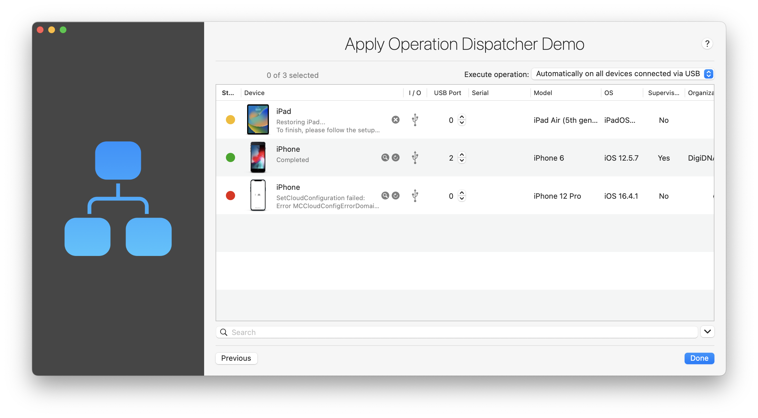 iMazing Configurator, Operation Dispatcher, All Done
