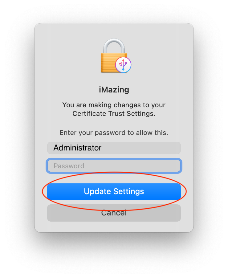 Add Organization to Keychain